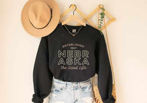 Nebraska - The Good Life Crewneck